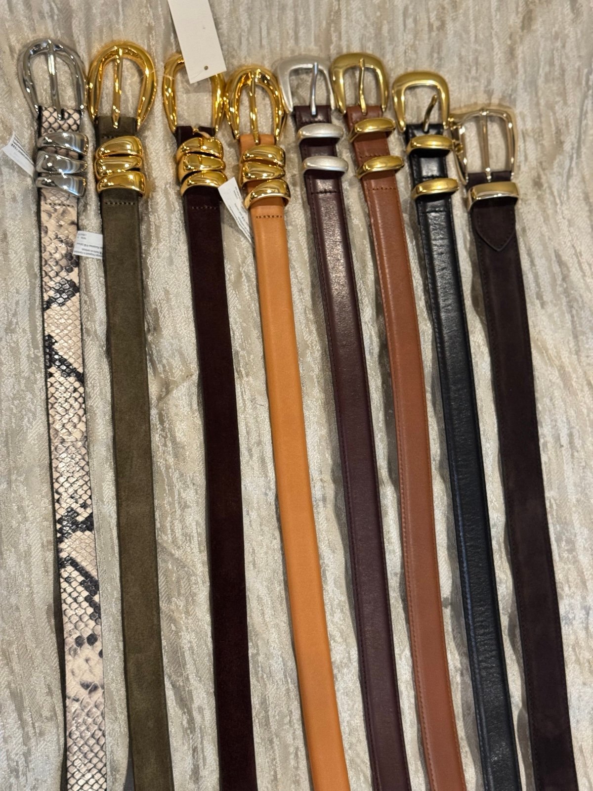 Khaite, Aritzia, and Madewell Belts