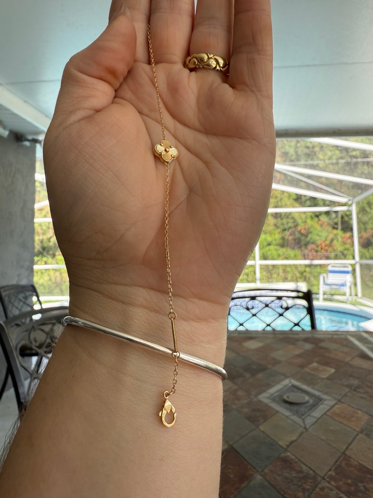 18k bracelet 750 luxe solid gold