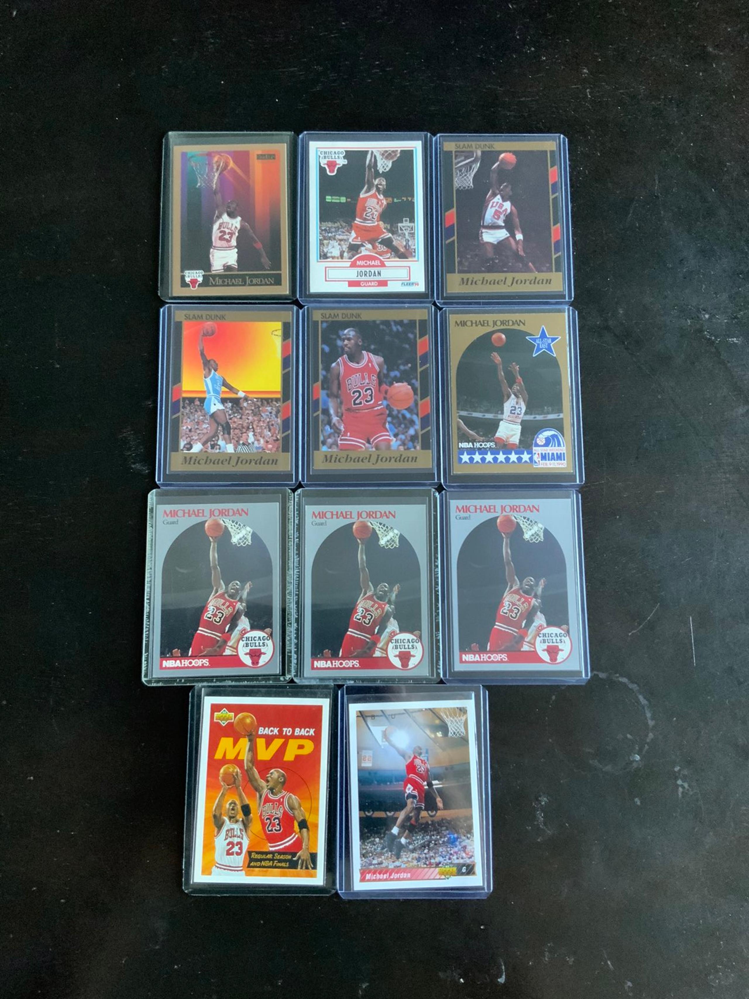 11 Michael jordan sports cards