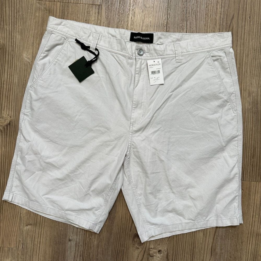 NWT Rodd & Gunn The Gunn 9 Men's 40 Casual Shorts Original Fit - Sand