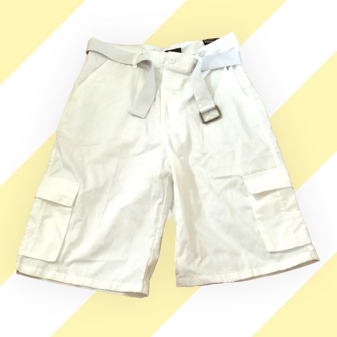 NWT Marx And Dutch Belted White Shorts Size 32