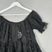 Antica Sartoria by Giacomo Cinque Womens Top One Size Black Crochet Coverup Boho