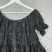 Antica Sartoria by Giacomo Cinque Womens Top One Size Black Crochet Coverup Boho