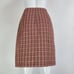 Vintage 90's Eddie Bauer Red Plaid Wrap Skirt