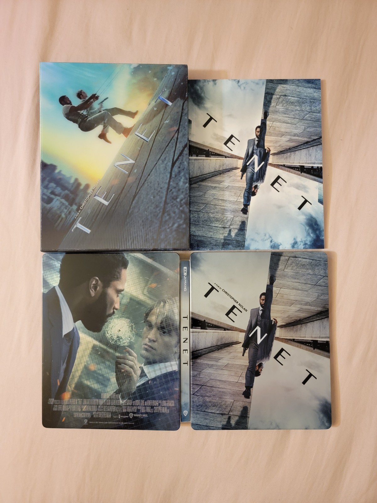Tenet Double Lenti Steelbook W 1-Click Box (Manta Lab) (4K outlet UHD BLU-RAY)