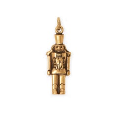 Silver 3D Cute Nutcracker Charm