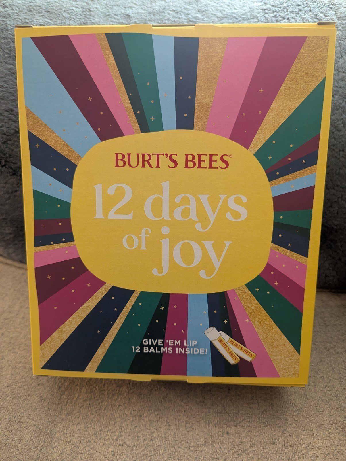 Twelve days of Joy Burt's Bees Lip Balm Christmas Advent Countdown Calendar