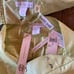 NWT House of Harlow 1960 Vegan Leather Shorts Crop Top Set 2 Pc Light Green SZ 8