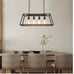 Rustic Black 4-Light Caged Pendant Light Chandelier Lighting