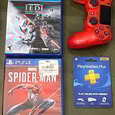 Limited Spider-Man Edition PS4 Pro with a controller, games, 1 year sub, & 1TB