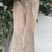 Corduroy pant color tan