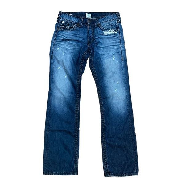 True religion brand jeans mens 33 Ricky super T flap back pocket jeans