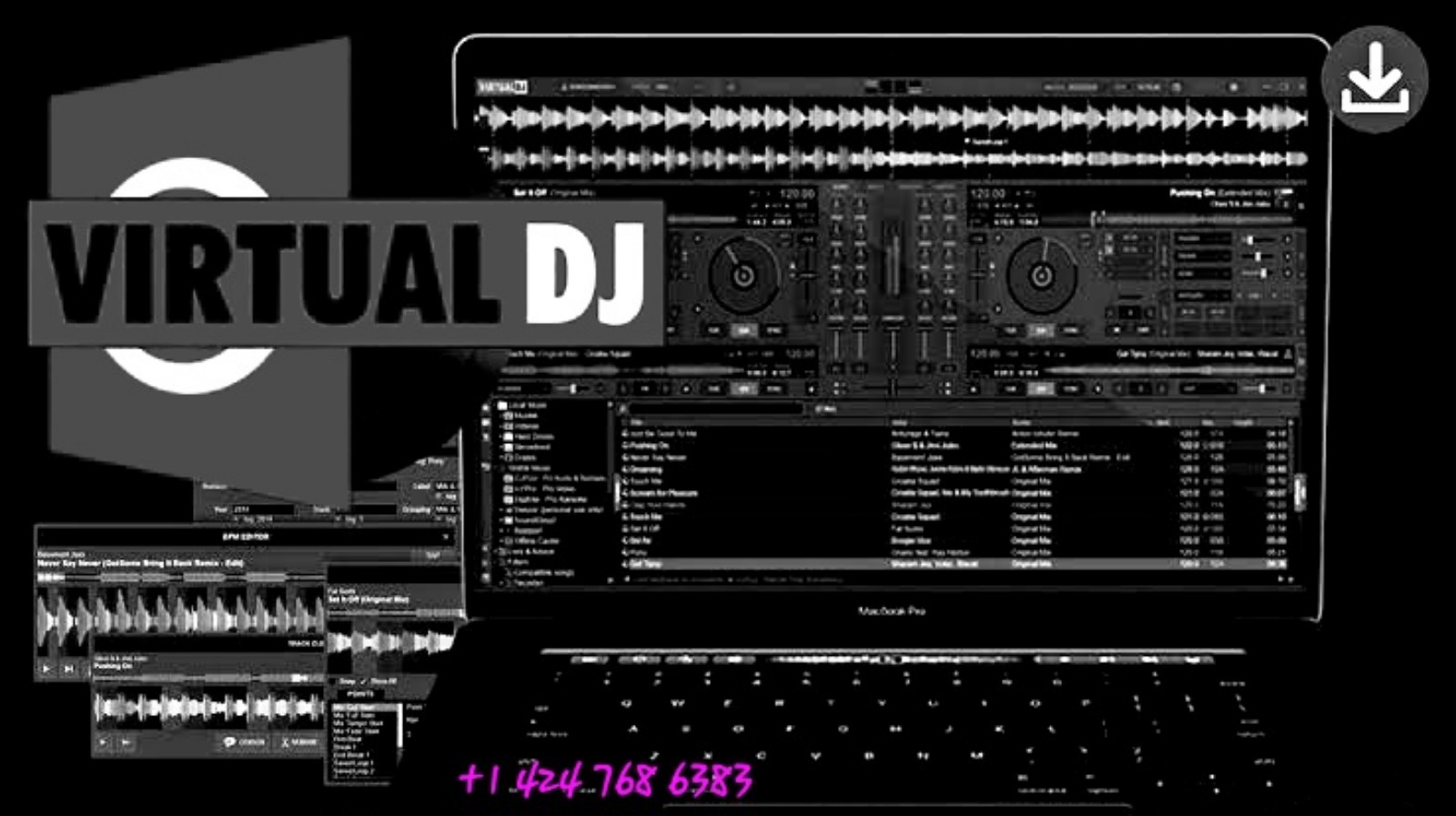 A. Virtual D.J Pro 2023 For Windows Usb Flash Drive Sealed