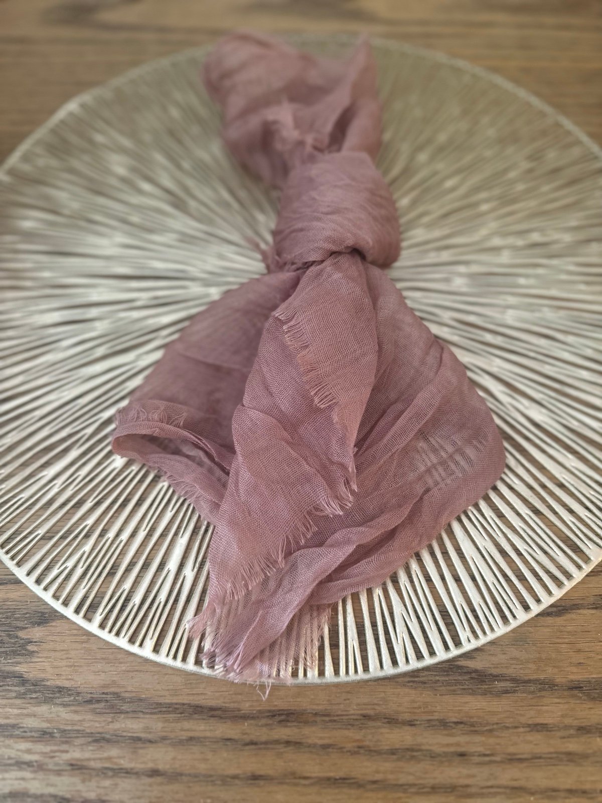 70 Dusty Rose Cheese Cloth Napkins