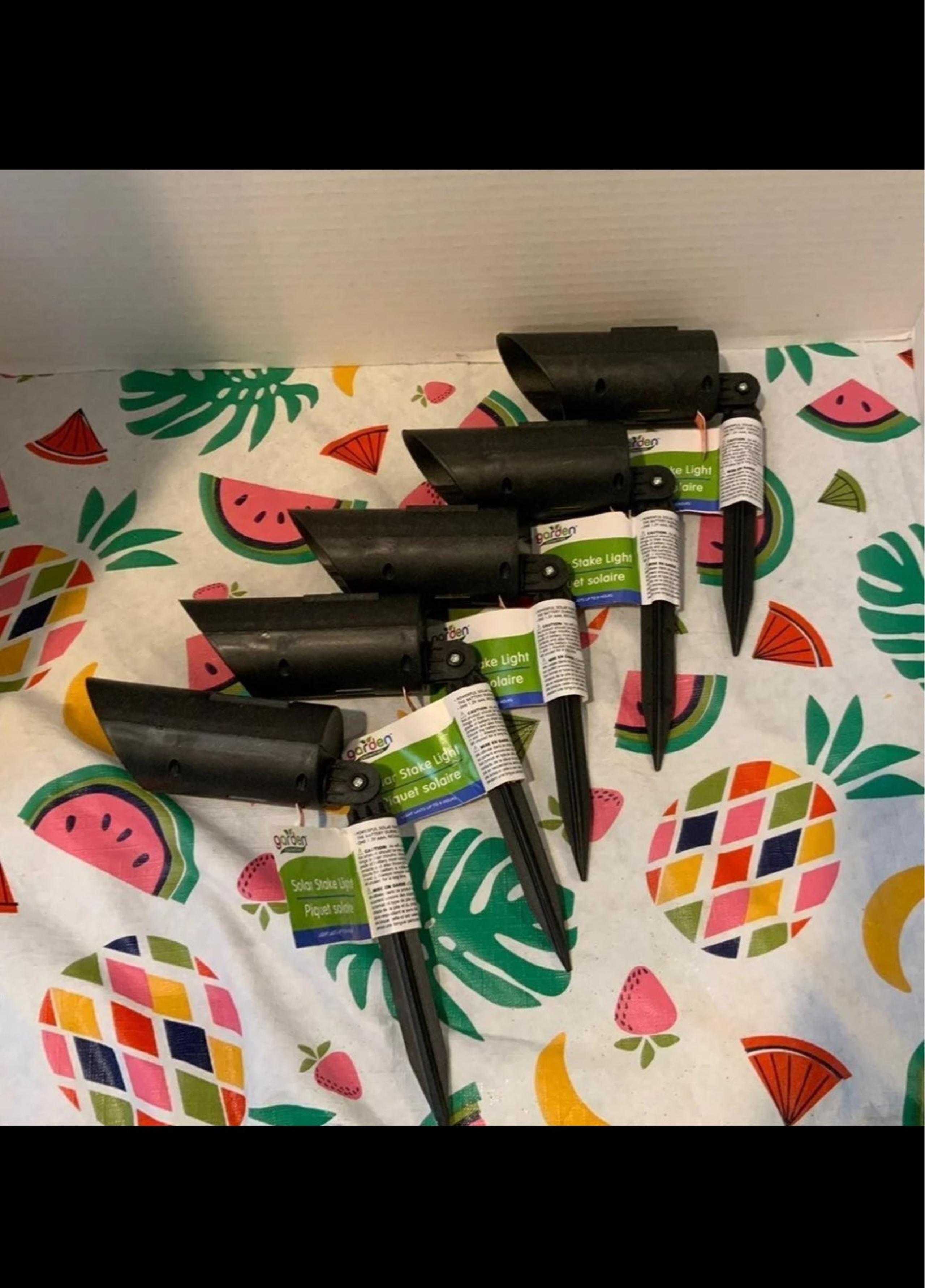 5 Solar LED Stake Garden lights