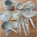 Tools of the Trade 10 Piece Stainless Steel Cookware Set with Metal Utensils