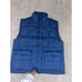 Beyond Yoga Women's Blue Puffer Vest Front Pockets Size Medium NWT