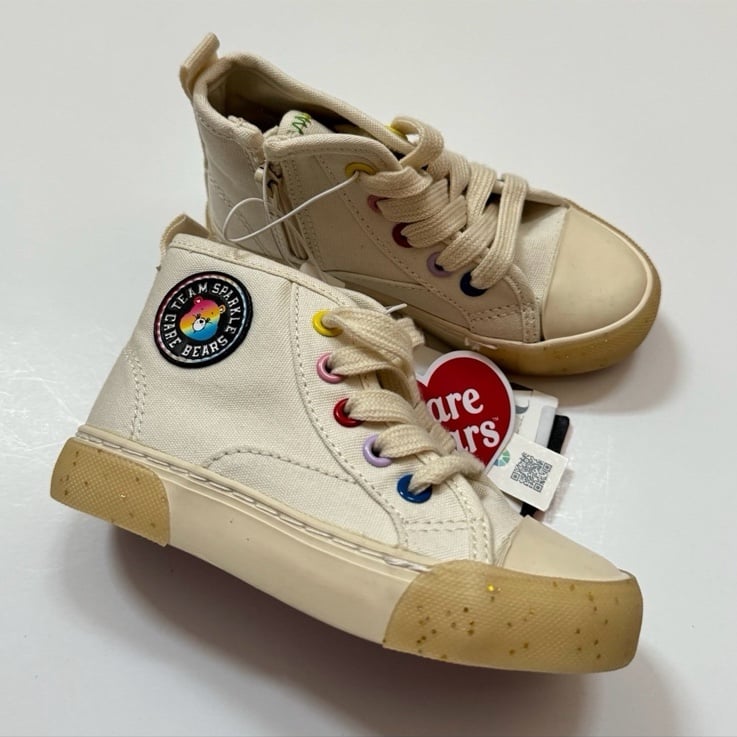 Zara Baby Care Bears High Top Sneakers Size 9.5 NWT