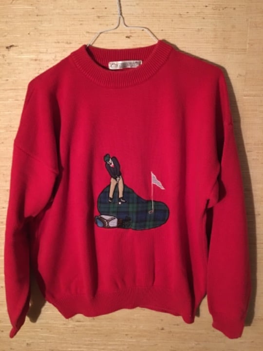 John Ashford Golf 18th Hole Sweater XL