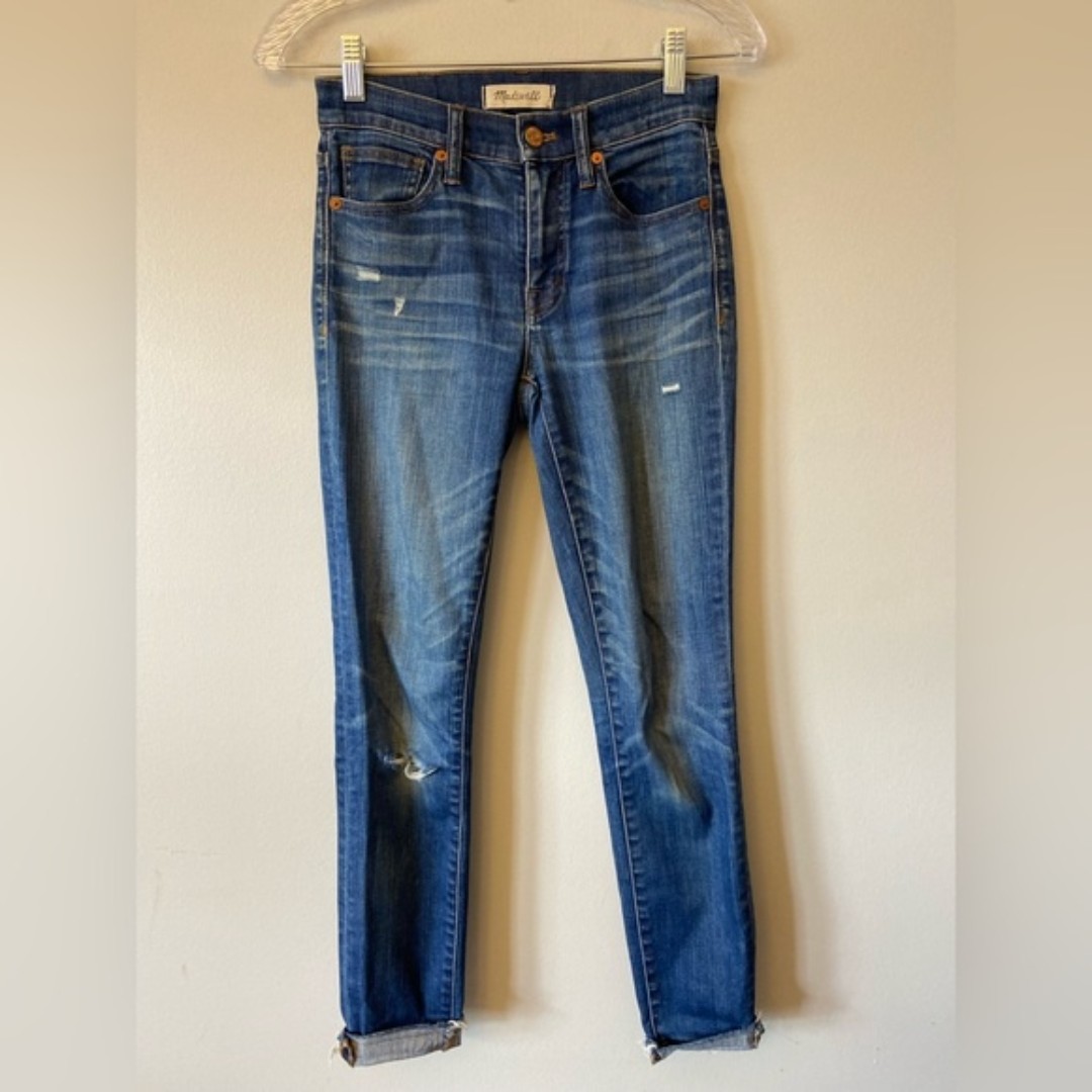 Madewell High Rise skinny distressed jeans Size 24
