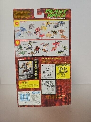 Transformers Beast Wars Rattrap Maximal Sealed Vintage