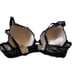 Aerie Embroidered Lace Black / Tan Padded Adjustable Straps Bra Bubdle SZ 38B