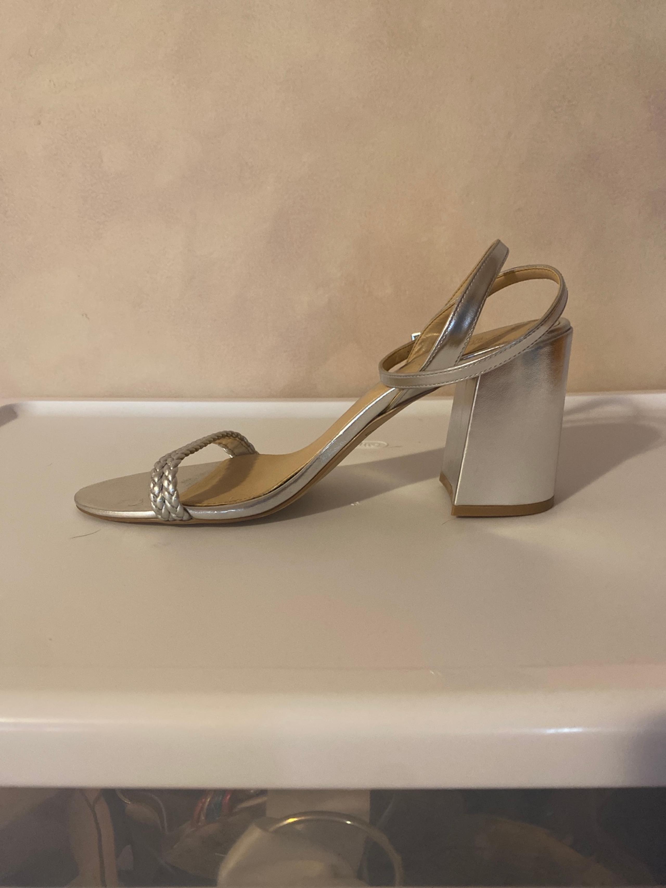 Silver heels