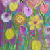 “Flowers Of Spring “Original Acrylic Painting 12”x10” on Wood Panel