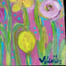 “Flowers Of Spring “Original Acrylic Painting 12”x10” on Wood Panel