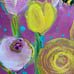 “Flowers Of Spring “Original Acrylic Painting 12”x10” on Wood Panel