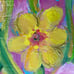 “Flowers Of Spring “Original Acrylic Painting 12”x10” on Wood Panel