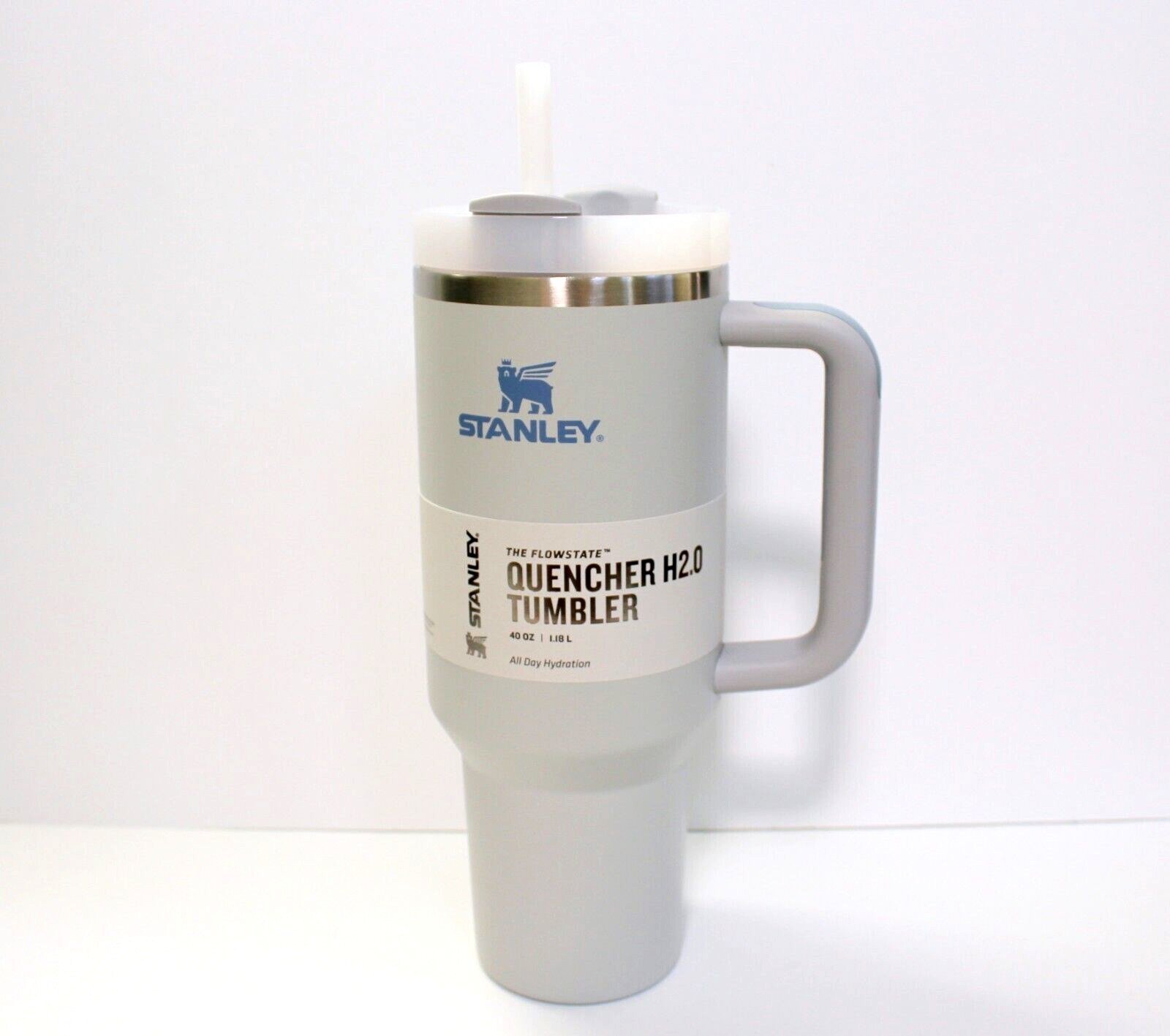 Stanley The Flowstate Quencher H2.0 Stainless Steel Tumbler Fog with Straw 40 oz