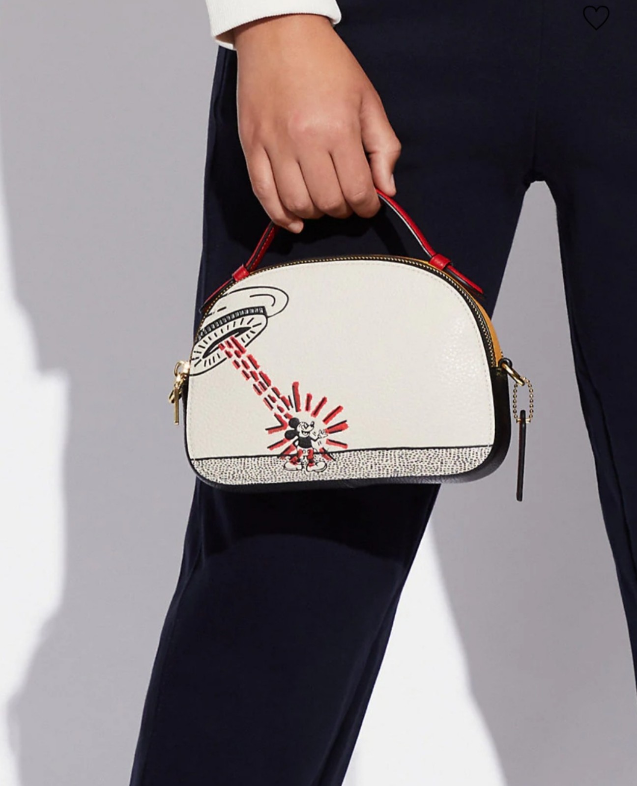 Coach Disney Mickey Mouse X Keith Haring Serena Satchel.
