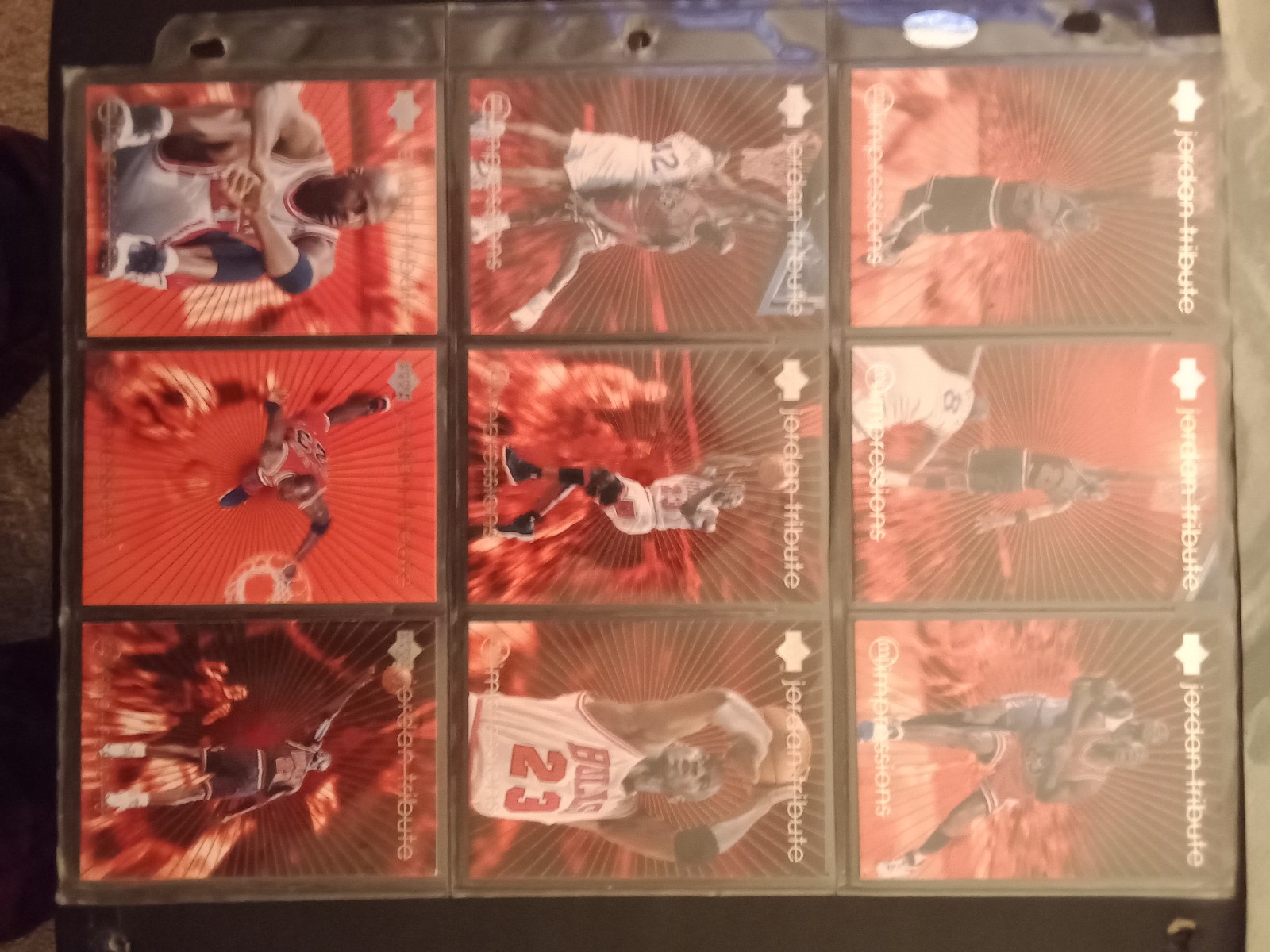 60 Card Micheal Jordan Impression's and Reflection's Collection Package