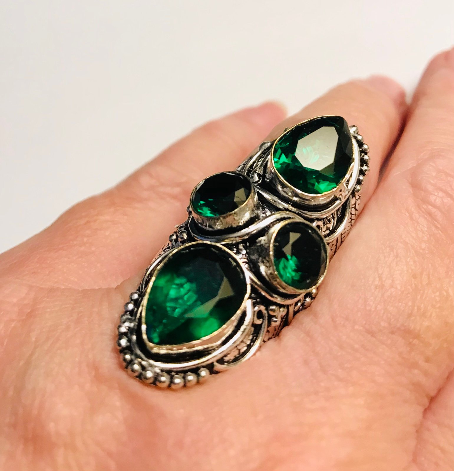 Chrome Diopside 925 Sterling Silver Ring
