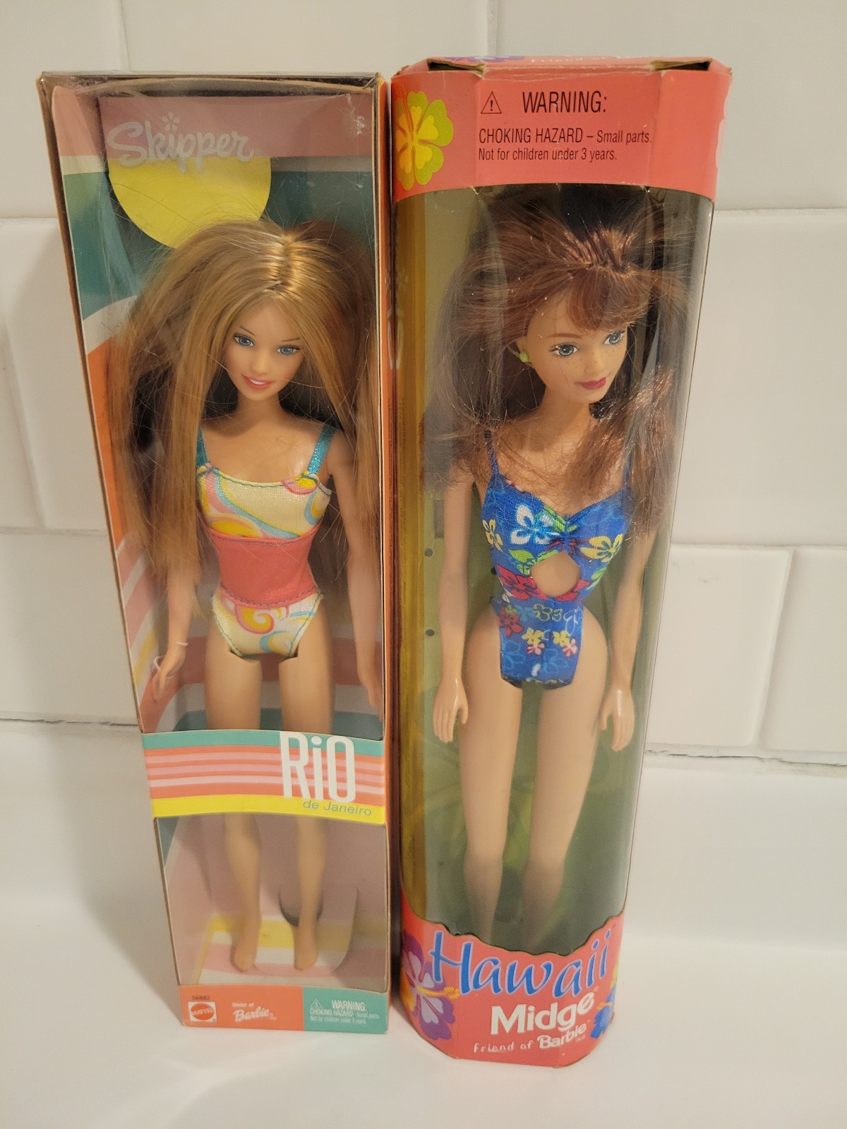 Vintage Barbies Midge & Skipper