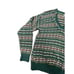 Vintage Jantzen Ski Lodge Wool Sweater V Neck Mens XL Xmas Snowflake Dad Grandpa