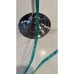 Restoration Hardware wreath hanger, silver can expand height see picture. Nice.