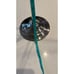 Restoration Hardware wreath hanger, silver can expand height see picture. Nice.