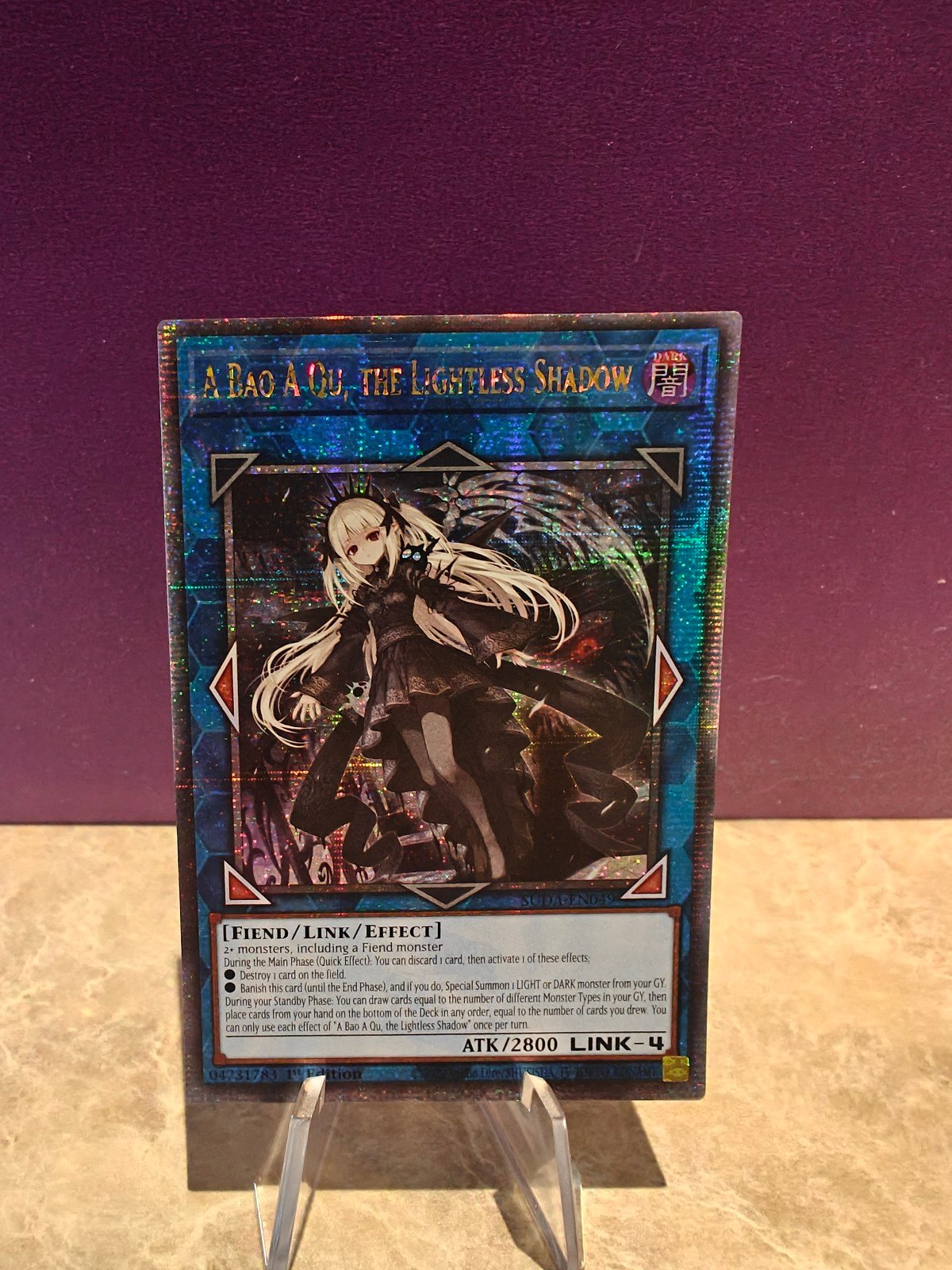 Yu-Gi-Oh A Bao A Qu, the Lightless Shadow QCR