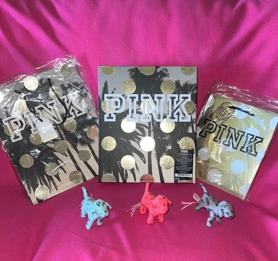 VS PINK RARE HTF BOX, GIFT BAG BUNDLE