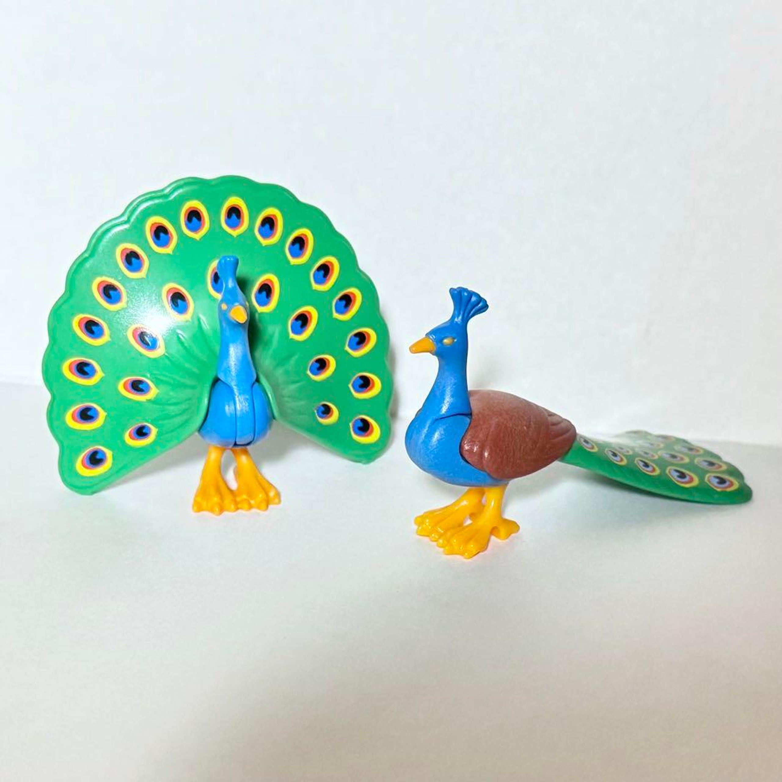 Playmobil Peacock Set Figures Miniature Dollhouse Limited Edition