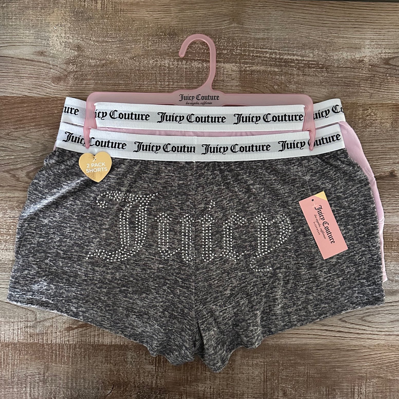 Juicy Couture 2PCK Velour Sleep Shorts