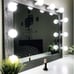 Dark grey vannity mirror