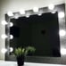 Dark grey vannity mirror