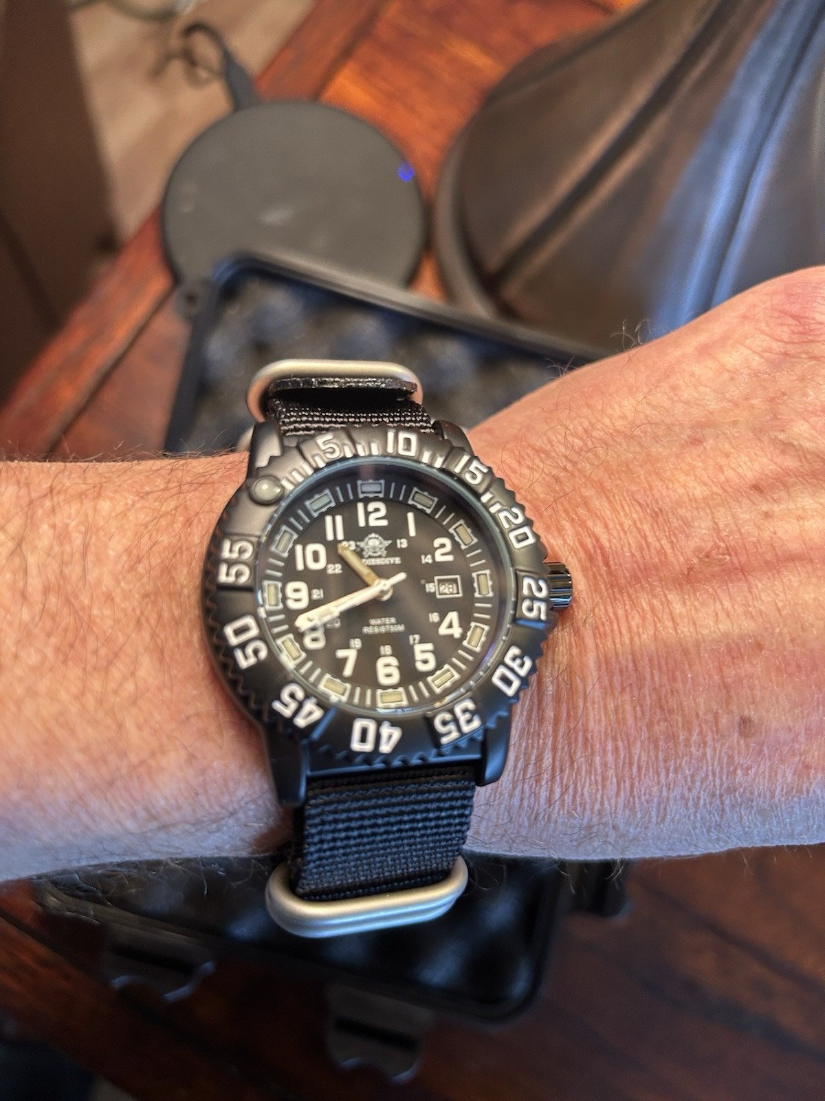 ADDIESDIVE SEAL TEAM 6 NATO STRAP BLACK
