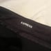 Express mid-rise shortie black shorts