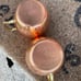 8 Vintage ODI Hammered Copper And Brass Handle Mule Cup -Mug 4''