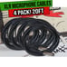 Microphone Cables by FAT TOAD | (4 Pack) 20ft Pro Audio XLR Mic Cord Patch Exte
