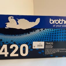 BROTHER TN420 Black Toner Cartridge BRAND NEW SEALED Sticker Residue NIB